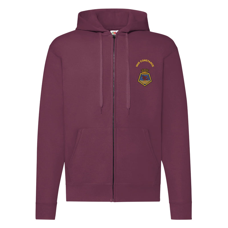HMS Constance Zipped Hoodie