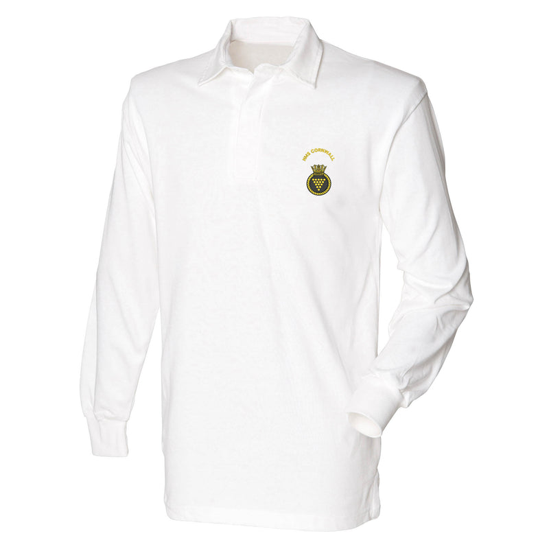 HMS Cornwall Long Sleeve Rugby Shirt