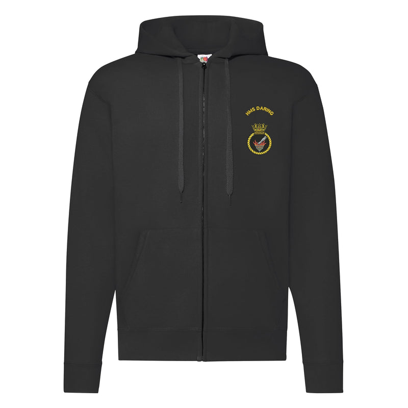 HMS Daring Zipped Hoodie
