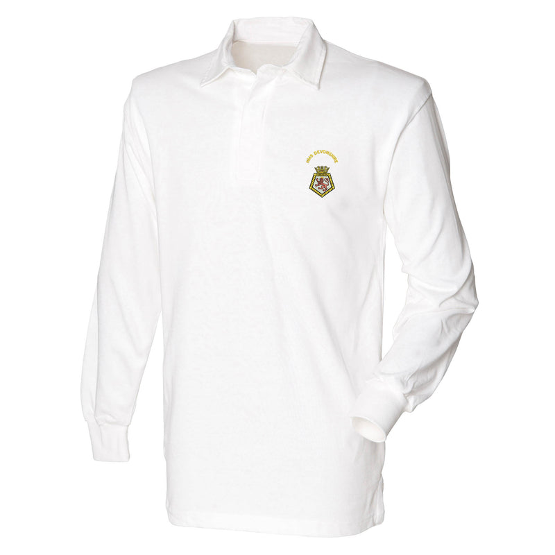 HMS Devonshire Long Sleeve Rugby Shirt