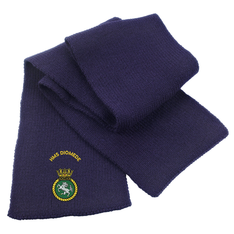 HMS Diomede Heavy Knit Scarf