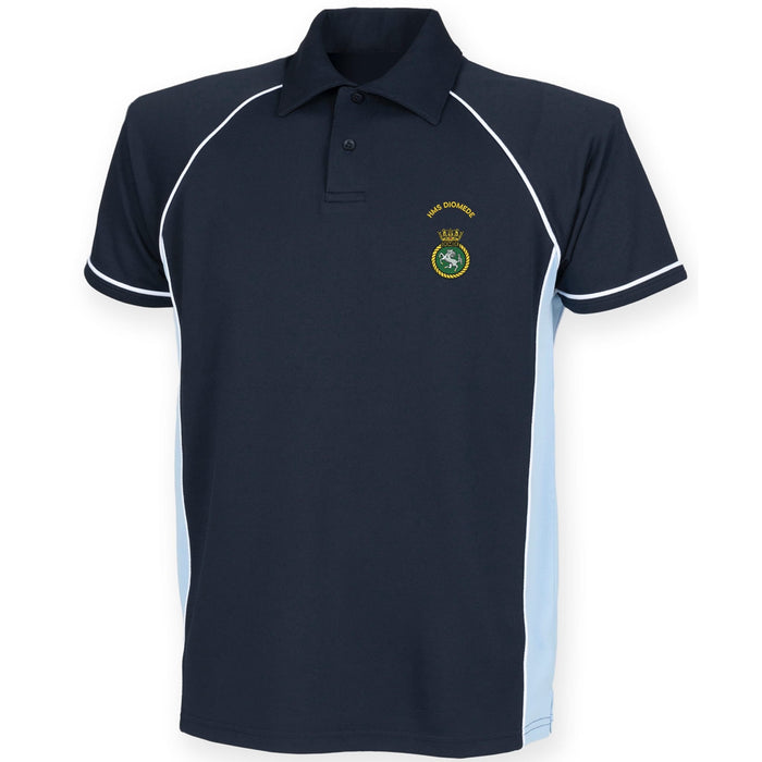HMS Diomede Performance Polo