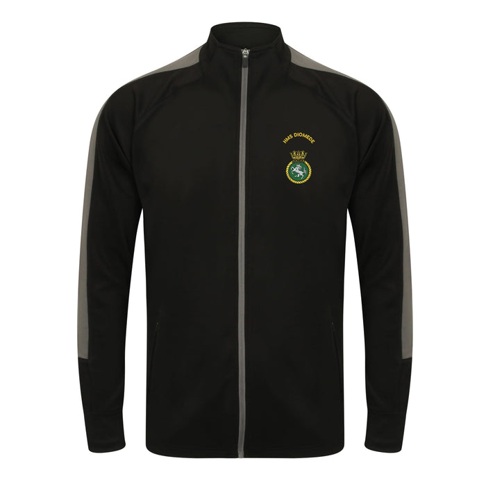 HMS Diomede Knitted Tracksuit Top