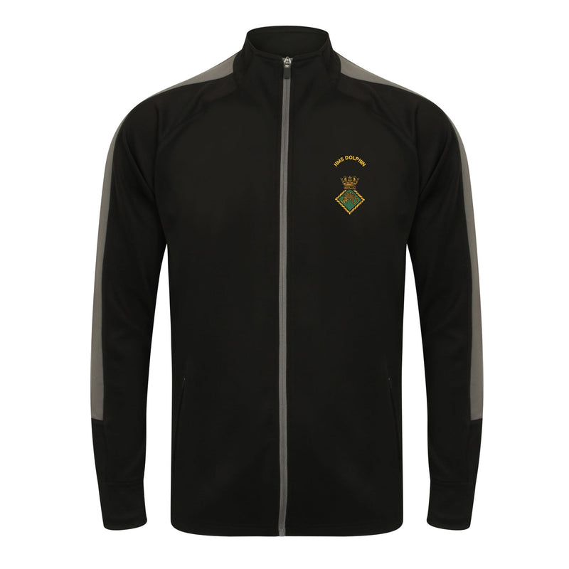 HMS Dolphin Knitted Tracksuit Top