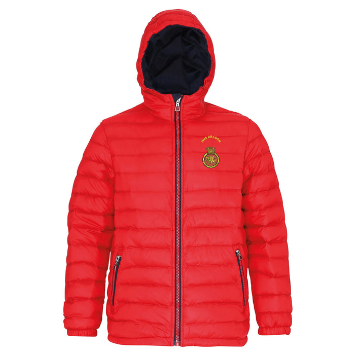 HMS Dragon Hooded Contrast Padded Jacket