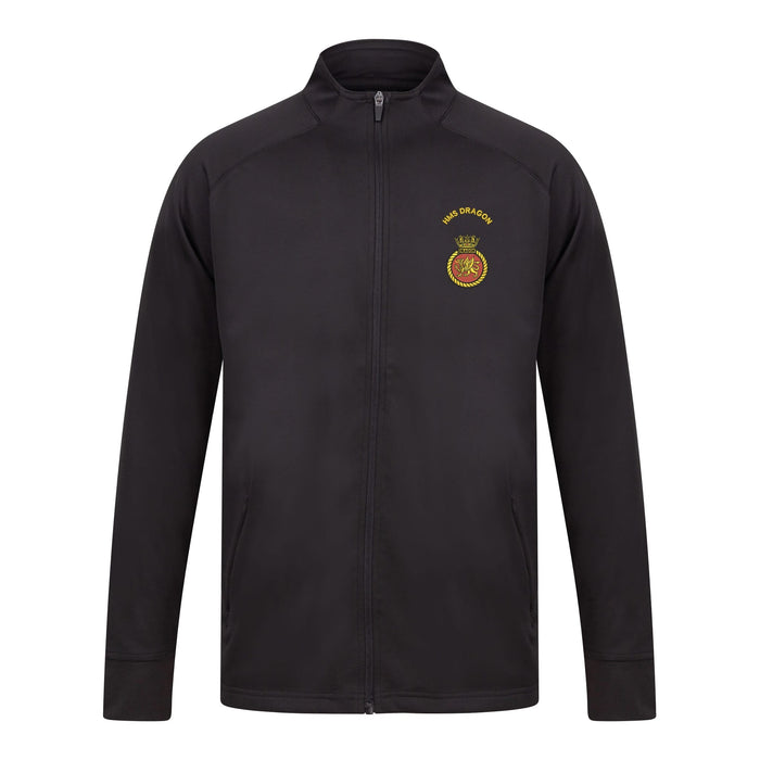 HMS Dragon Knitted Tracksuit Top
