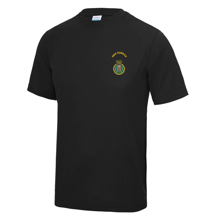 HMS Dundas Polyester T-Shirt