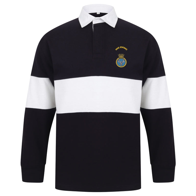 HMS Eskimo Long Sleeve Panelled Rugby Shirt