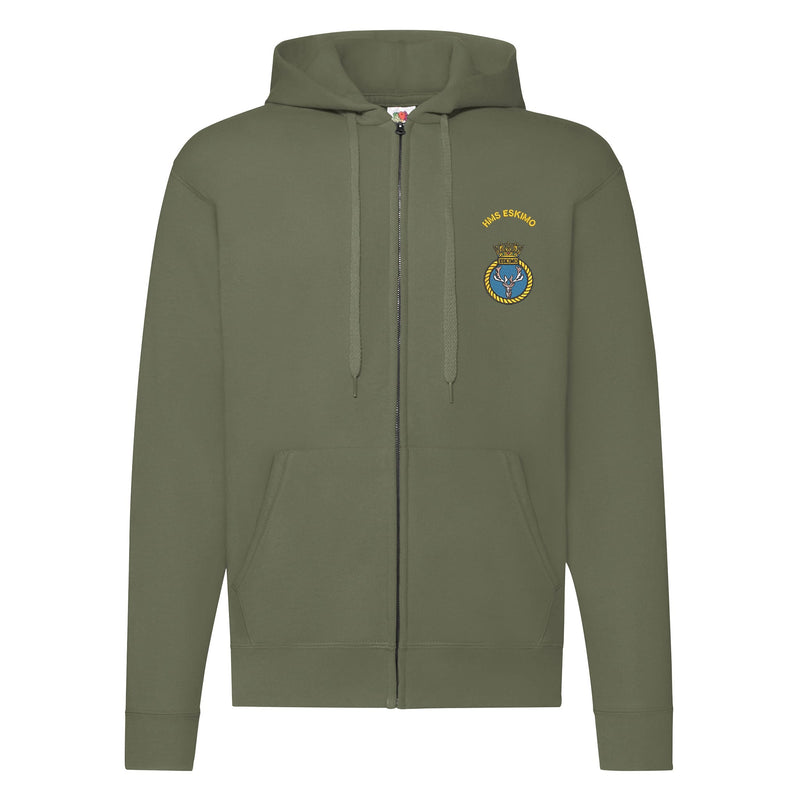 HMS Eskimo Zipped Hoodie