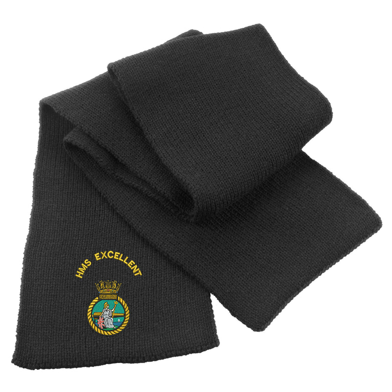 HMS Excellent Heavy Knit Scarf