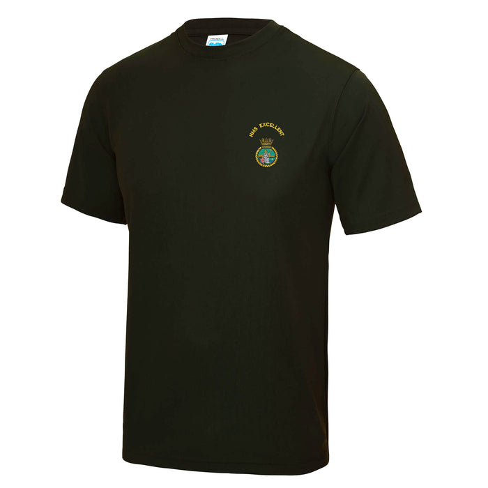HMS Excellent Polyester T-Shirt