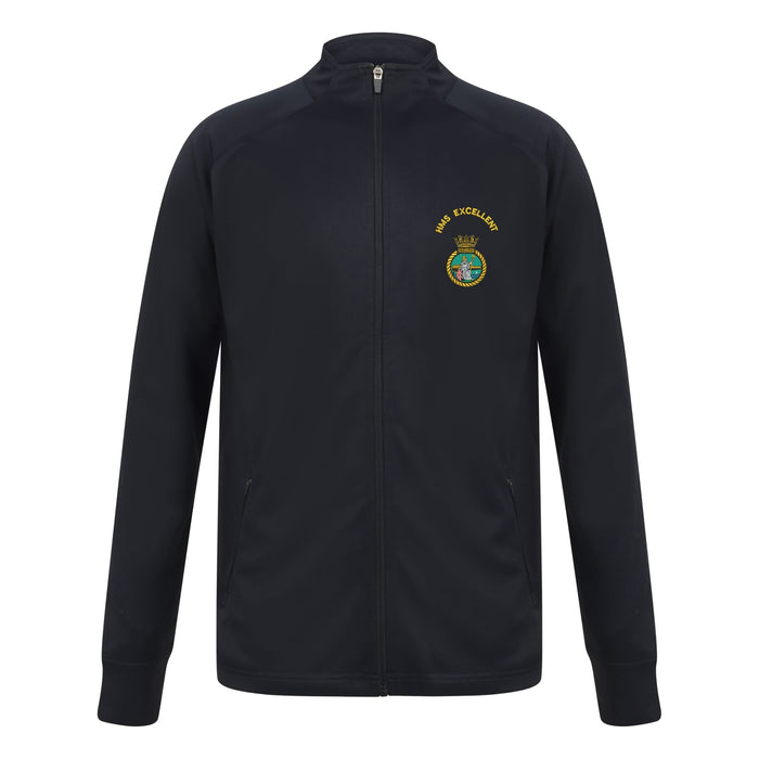 HMS Excellent Knitted Tracksuit Top