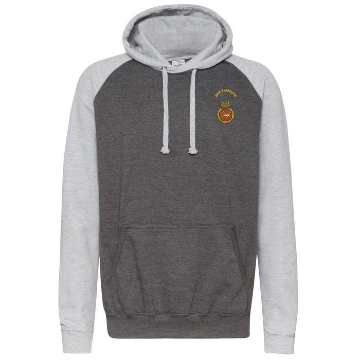 HMS Exmouth Contrast Hoodie