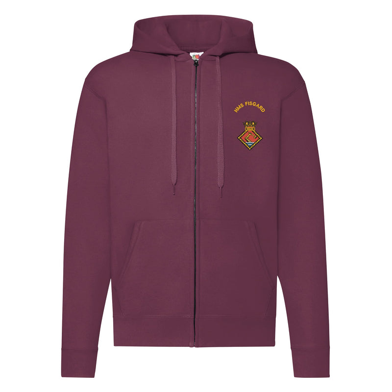 HMS Fisgard Zipped Hoodie