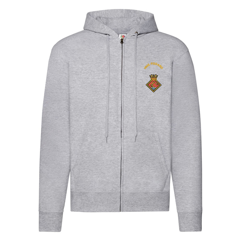 HMS Fisgard Zipped Hoodie