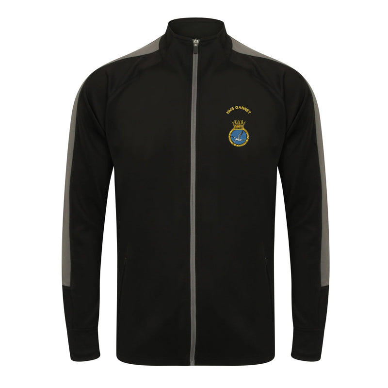 HMS Gannet Knitted Tracksuit Top