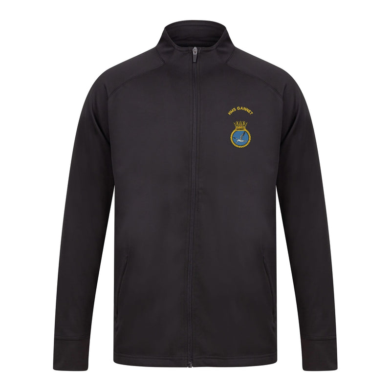 HMS Gannet Knitted Tracksuit Top