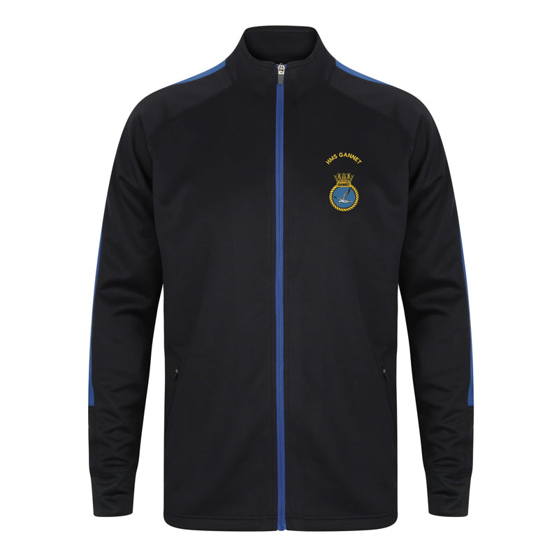 HMS Gannet Knitted Tracksuit Top