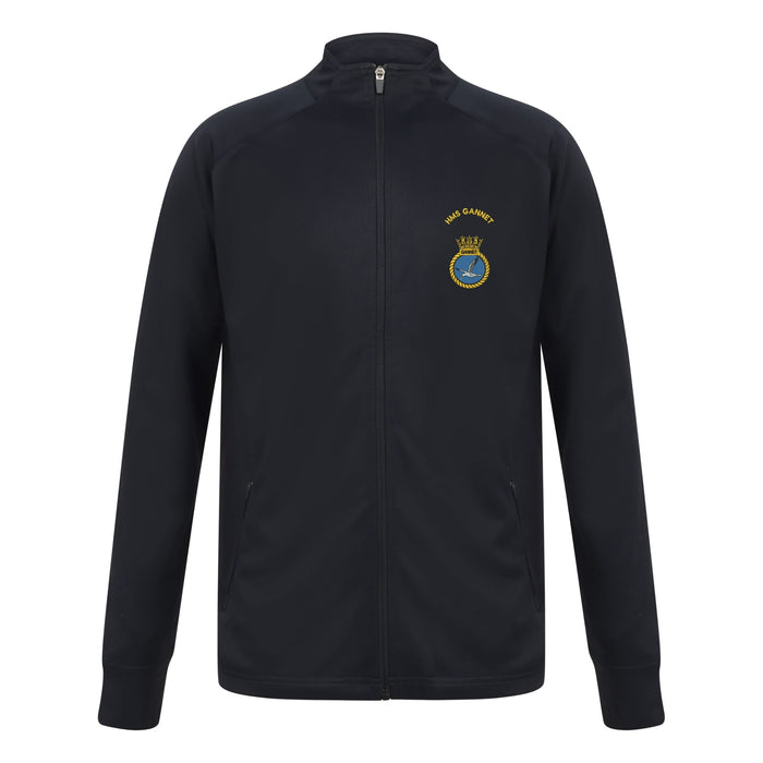 HMS Gannet Knitted Tracksuit Top