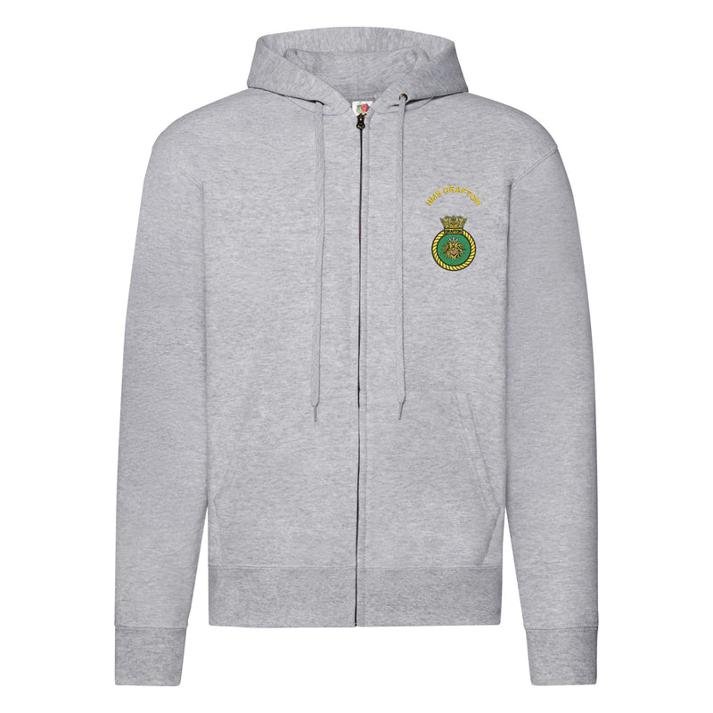 HMS Grafton Zipped Hoodie