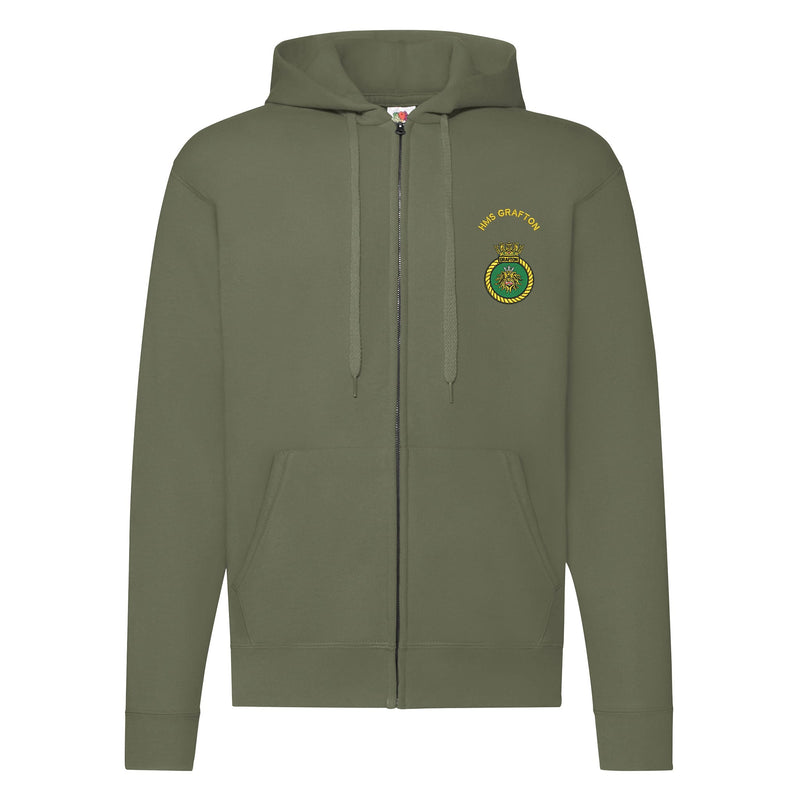 HMS Grafton Zipped Hoodie