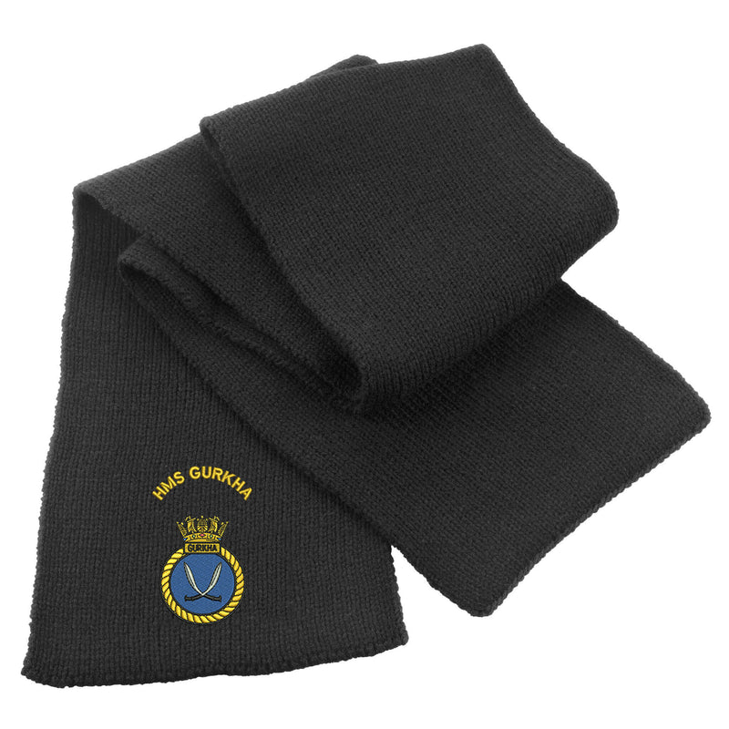 HMS Gurkha Heavy Knit Scarf