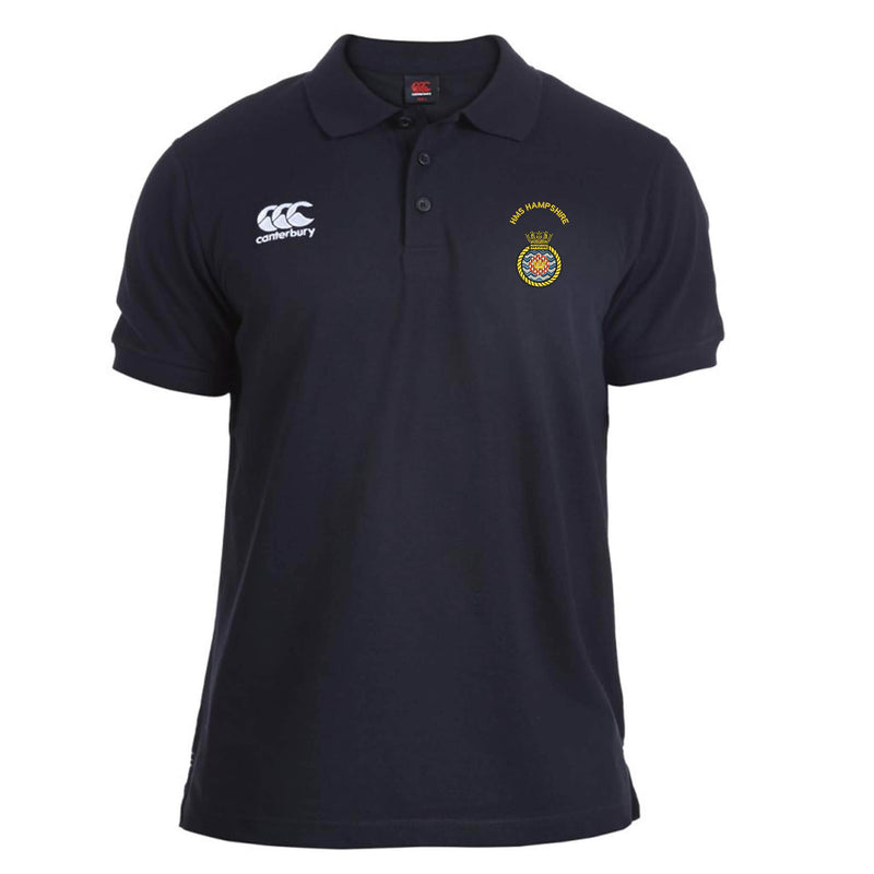 HMS Hampshire Canterbury Rugby Polo