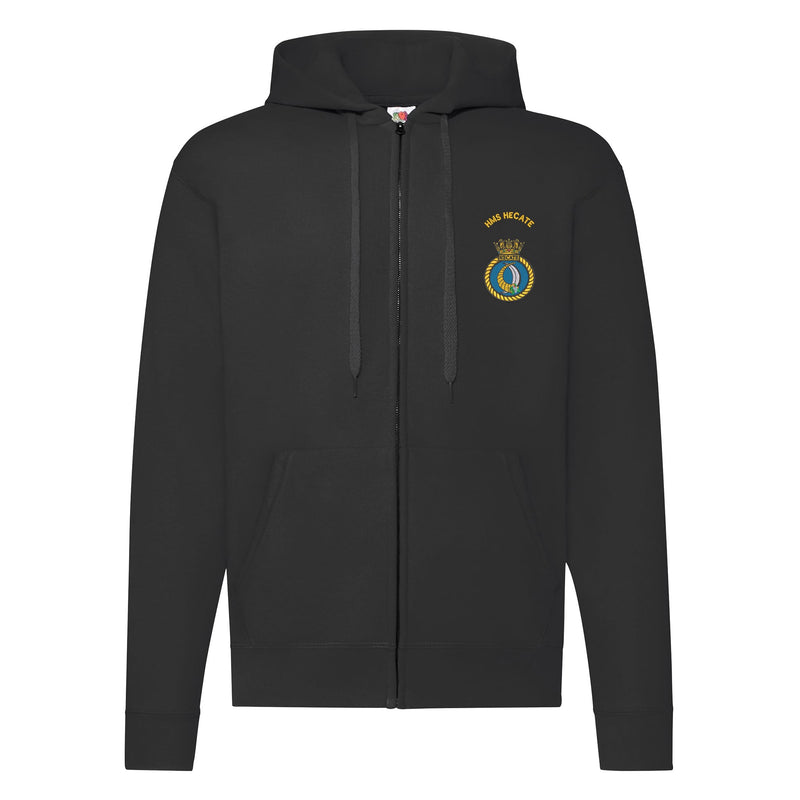 HMS Hecate Zipped Hoodie