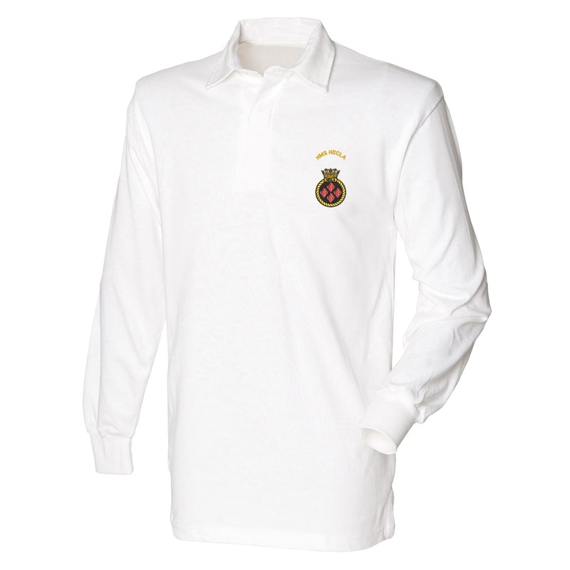 HMS Hecla Long Sleeve Rugby Shirt