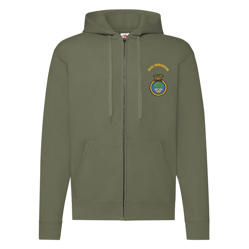 HMS Hermione Zipped Hoodie
