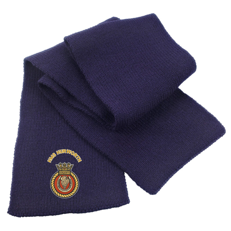 HMS Hurworth Heavy Knit Scarf