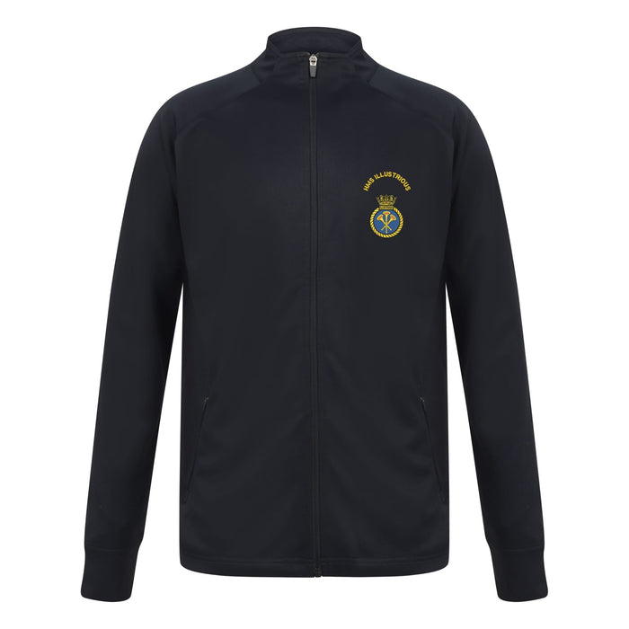 HMS Illustrious Knitted Tracksuit Top