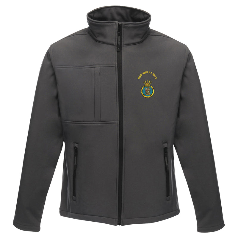 HMS Implacable Regatta Softshell Jacket