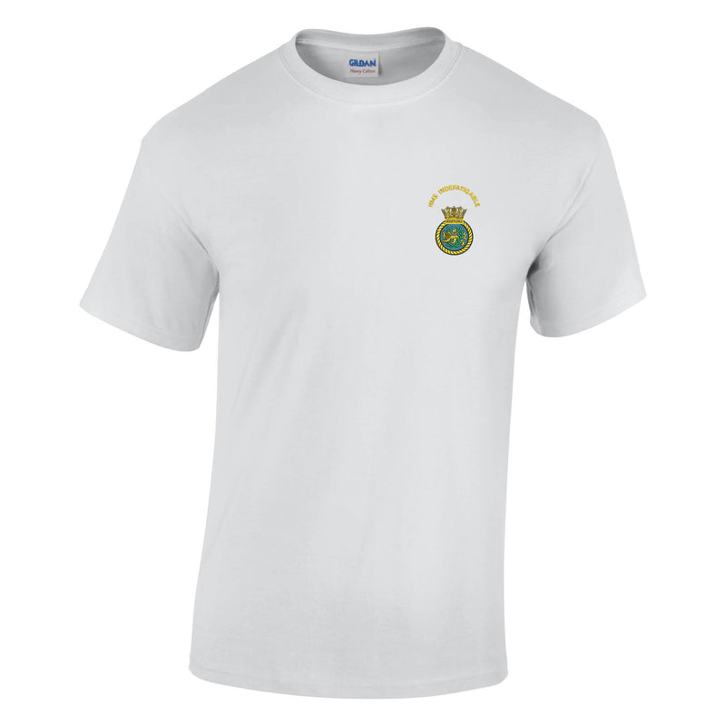 HMS Indefatigable Cotton T-Shirt