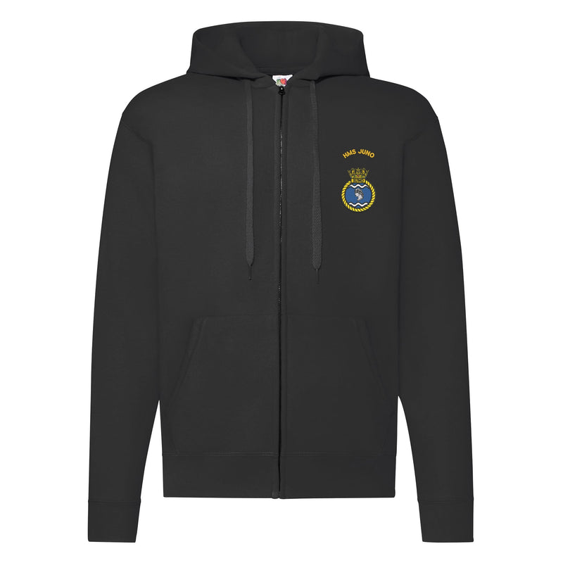 HMS Juno Zipped Hoodie
