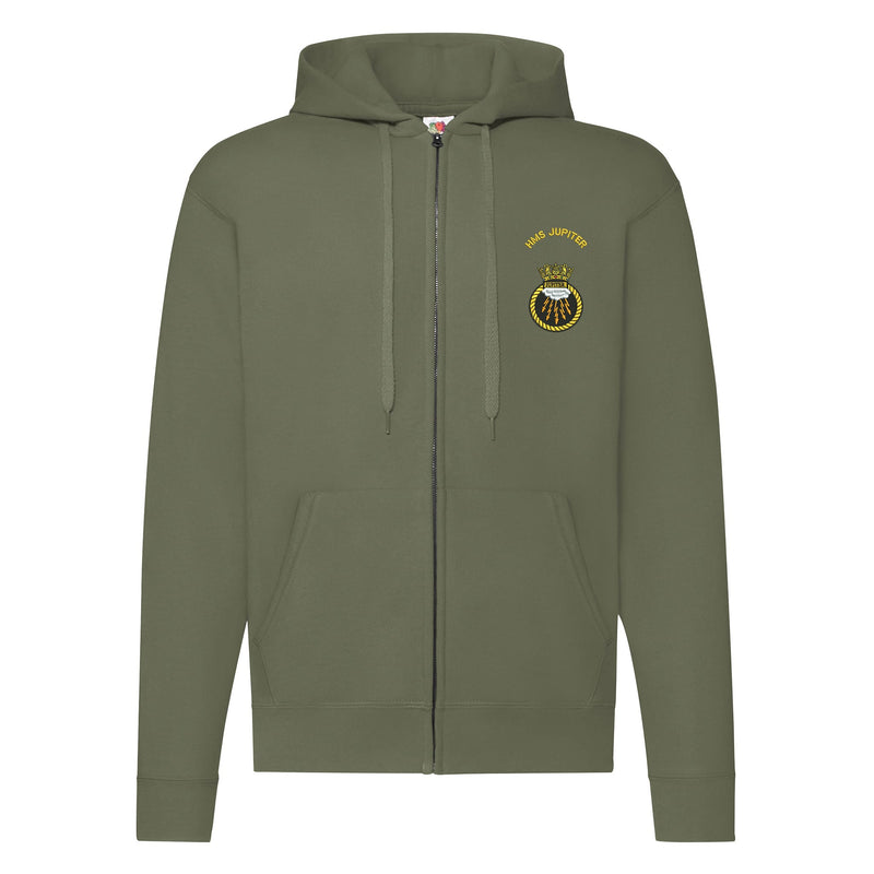 HMS Jupiter Zipped Hoodie