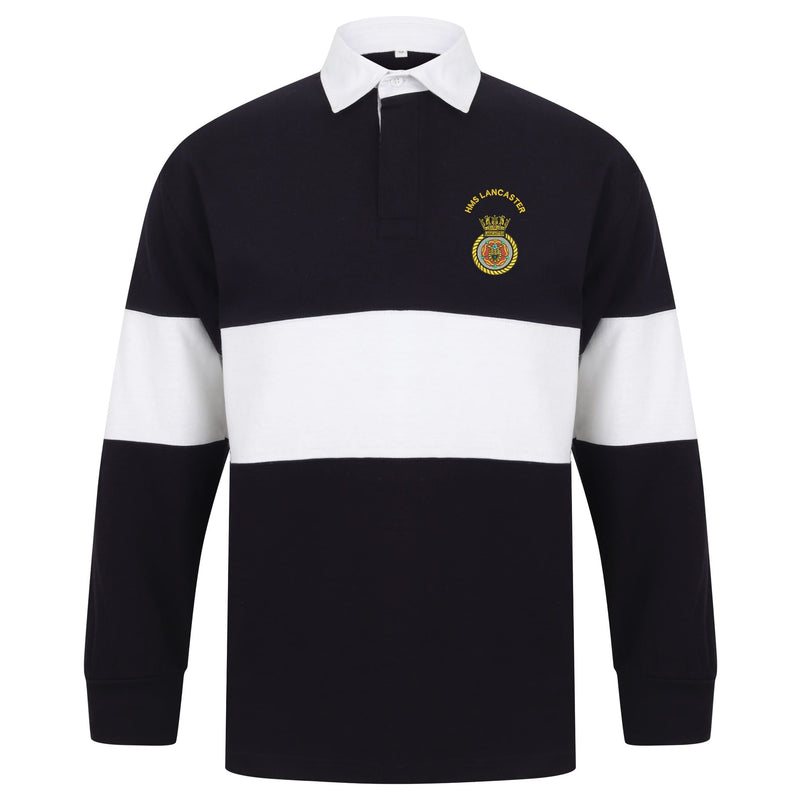 HMS Lancaster Long Sleeve Panelled Rugby Shirt