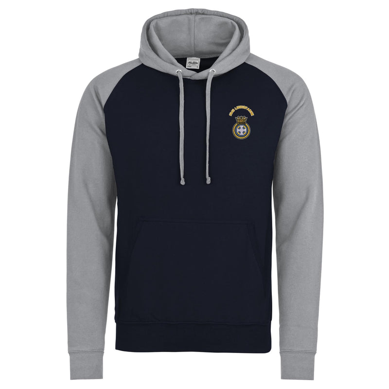HMS Lindisfarne Contrast Hoodie