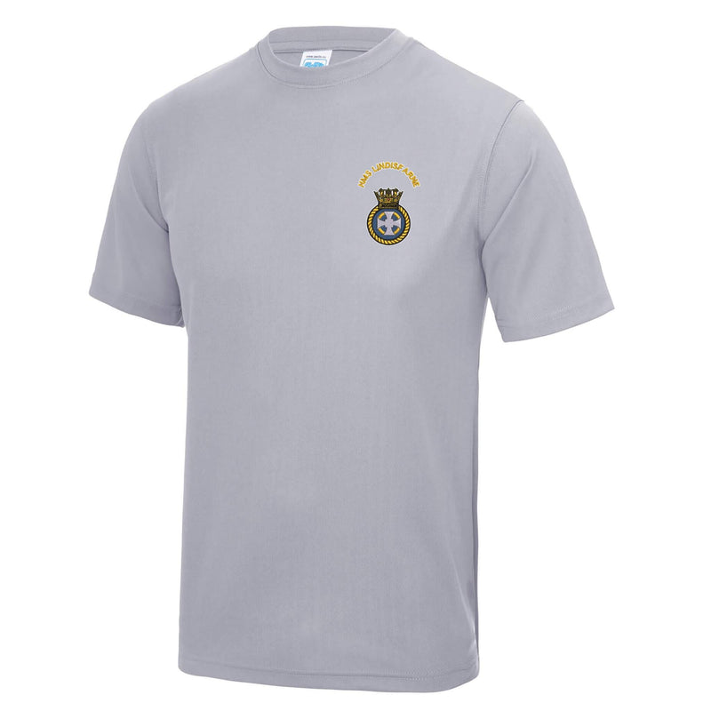 HMS Lindisfarne Polyester T-Shirt