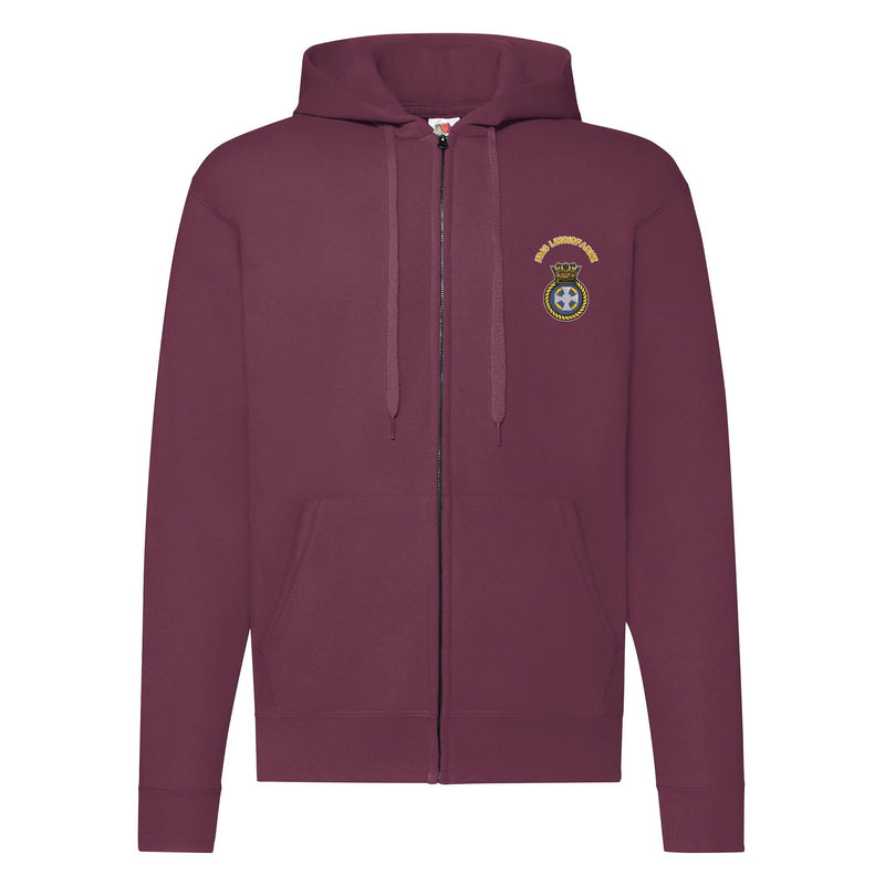 HMS Lindisfarne Zipped Hoodie