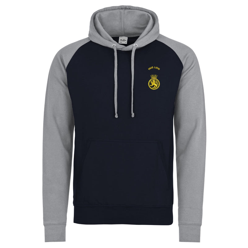 HMS Lion Contrast Hoodie