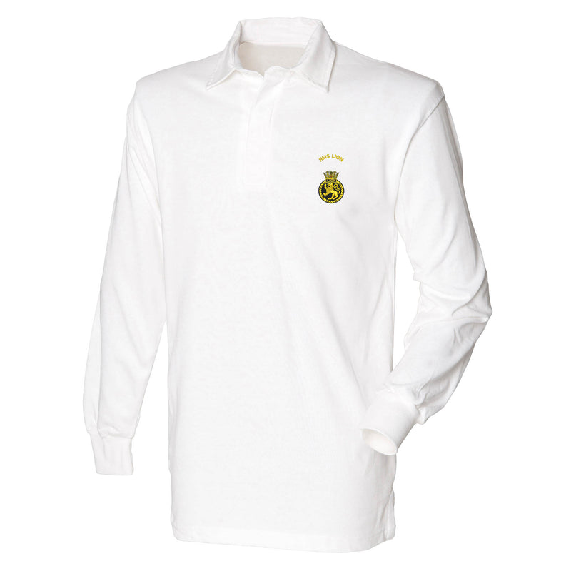 HMS Lion Long Sleeve Rugby Shirt