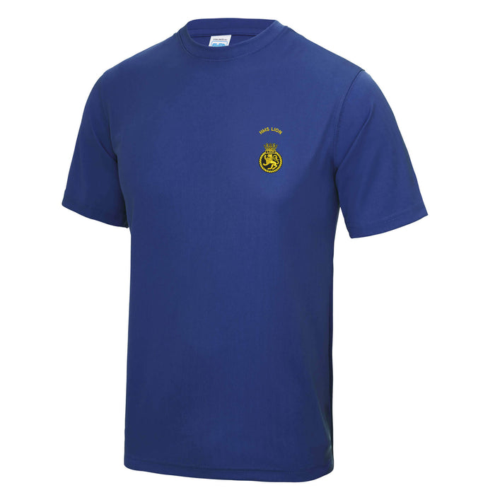 HMS Lion Polyester T-Shirt