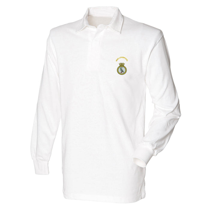 HMS Liverpool Long Sleeve Rugby Shirt