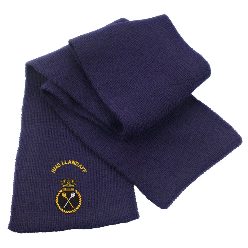 HMS Llandaff Heavy Knit Scarf