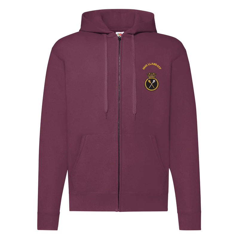 HMS Llandaff Zipped Hoodie
