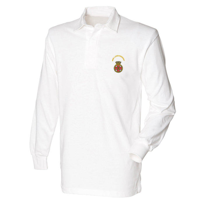 HMS Londonderry Long Sleeve Rugby Shirt