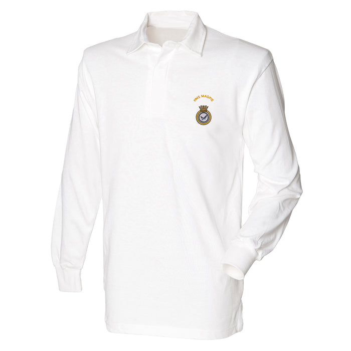HMS Magpie Long Sleeve Rugby Shirt