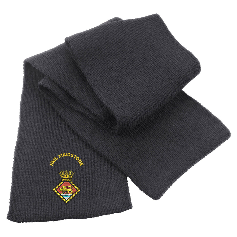 HMS Maidstone Heavy Knit Scarf