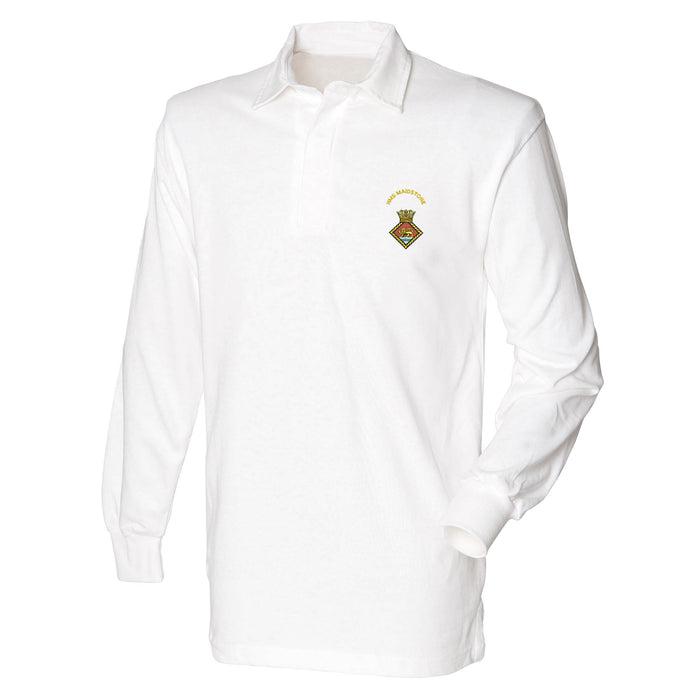 HMS Maidstone Long Sleeve Rugby Shirt